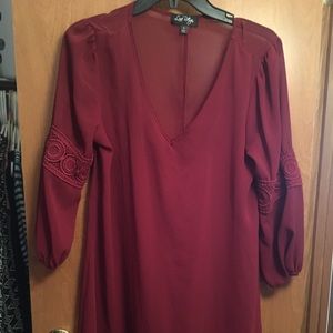 Maroon dress size small